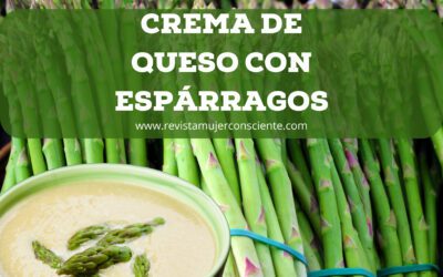 Crema de Queso con Espárragos